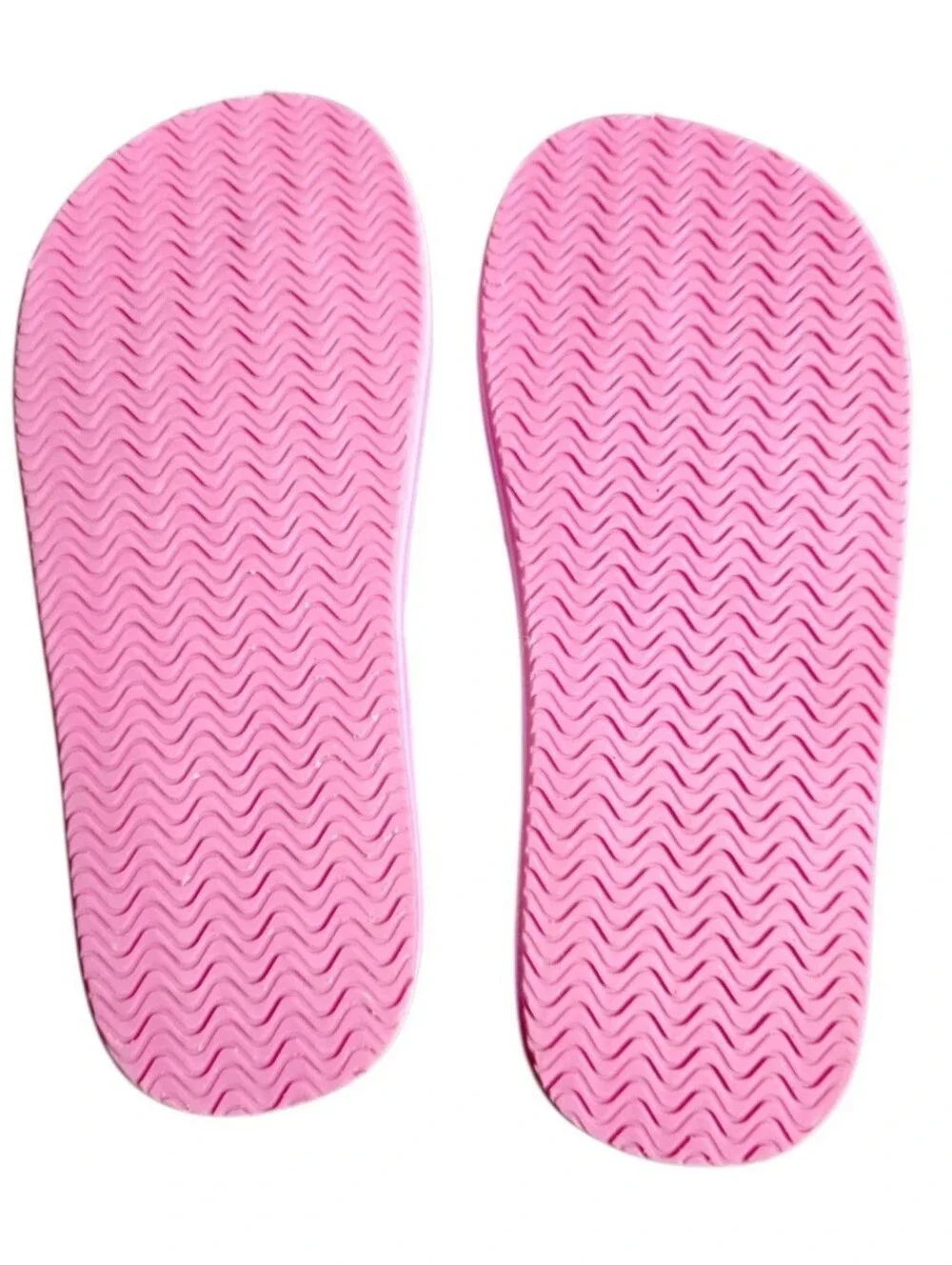 Cat & Jack Girls Flip Flops Pink Aqua Size M 2/3 NWT Sealed Bag